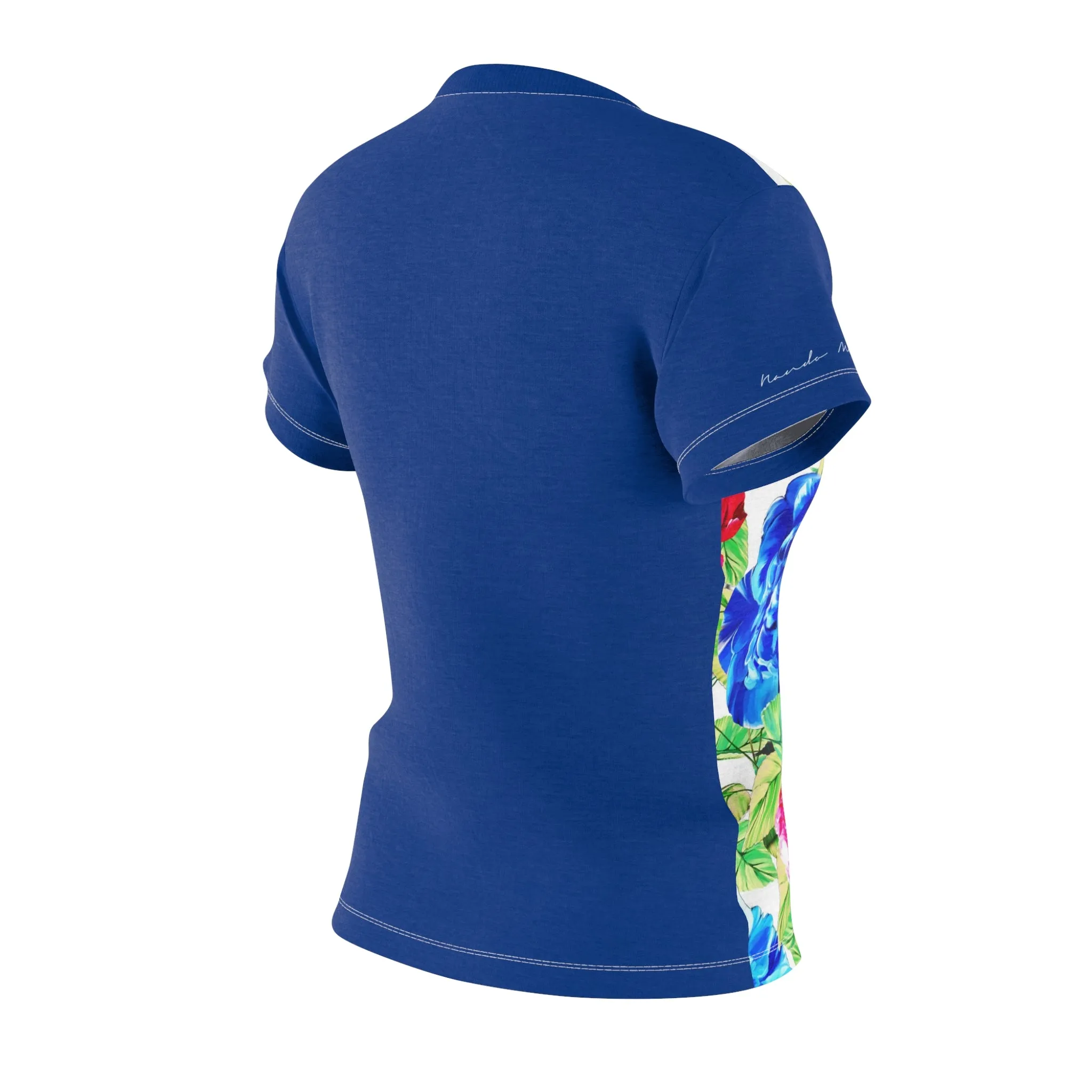 T-Shirt, Blue Floral Look