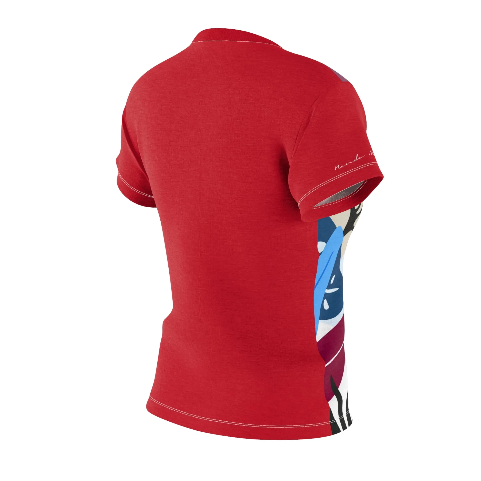 T-Shirt, Dark Red Foliage