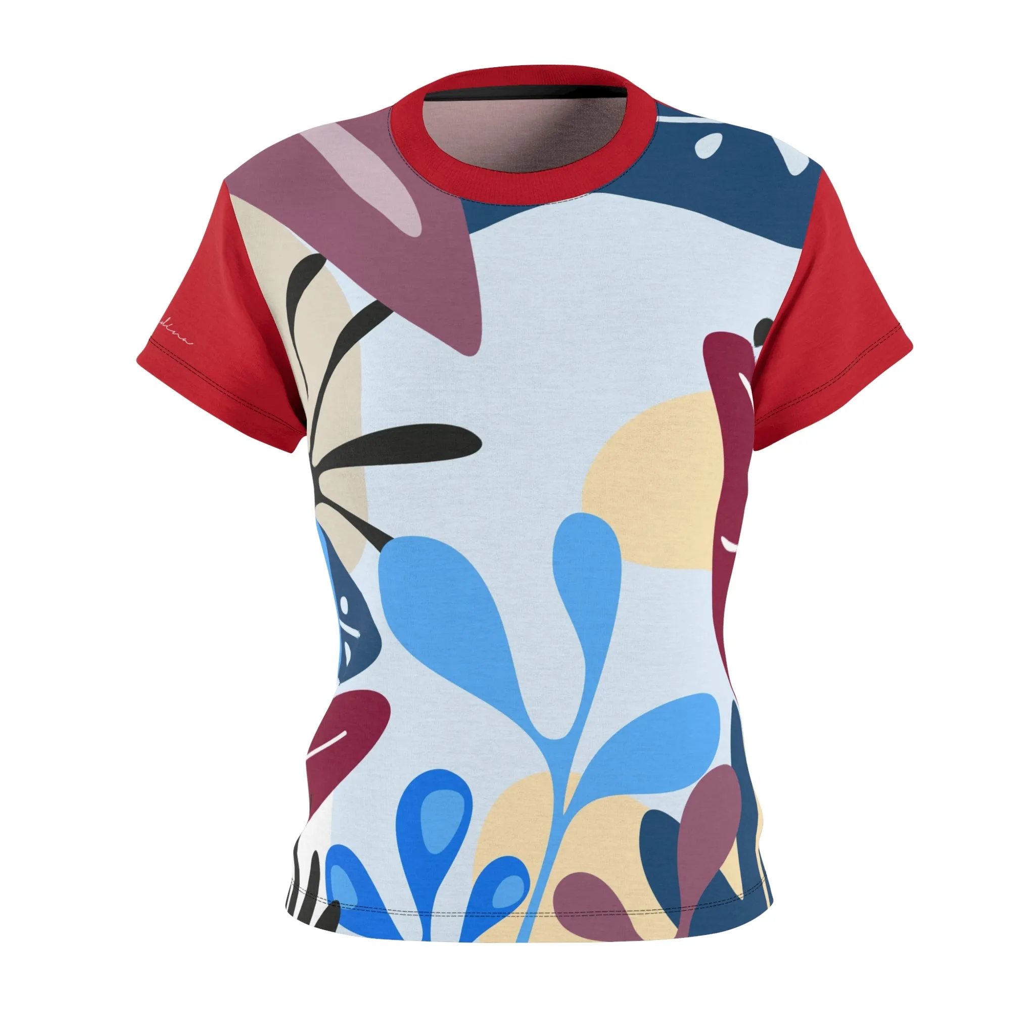 T-Shirt, Dark Red Foliage