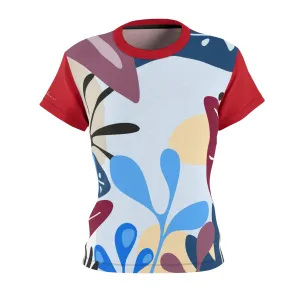 T-Shirt, Dark Red Foliage