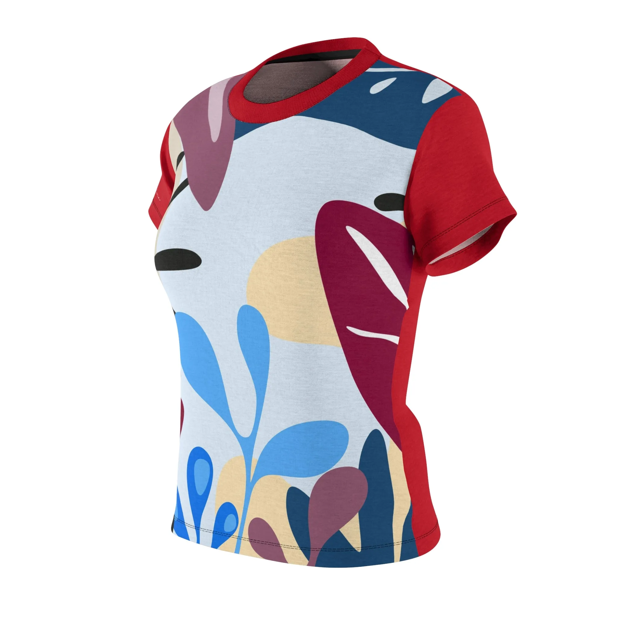 T-Shirt, Dark Red Foliage
