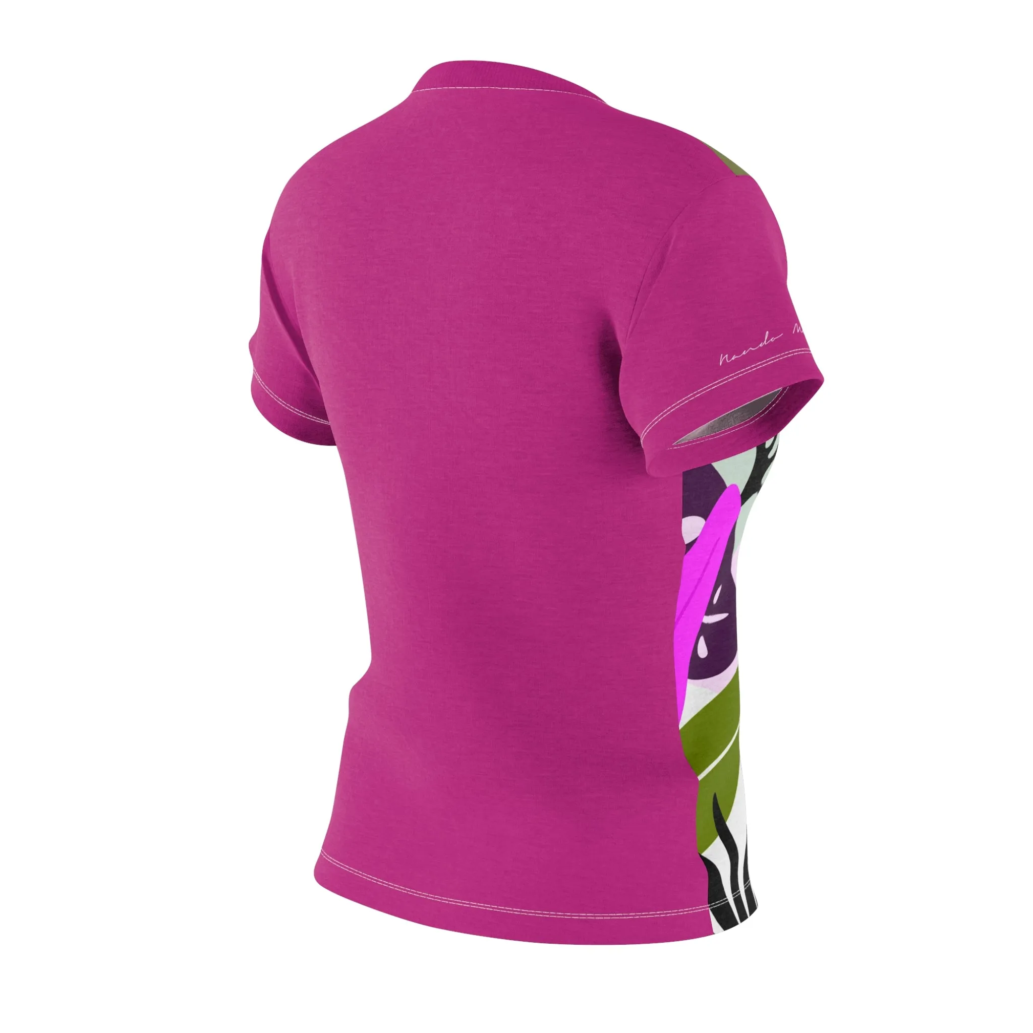 T-Shirt, Pink Foliage