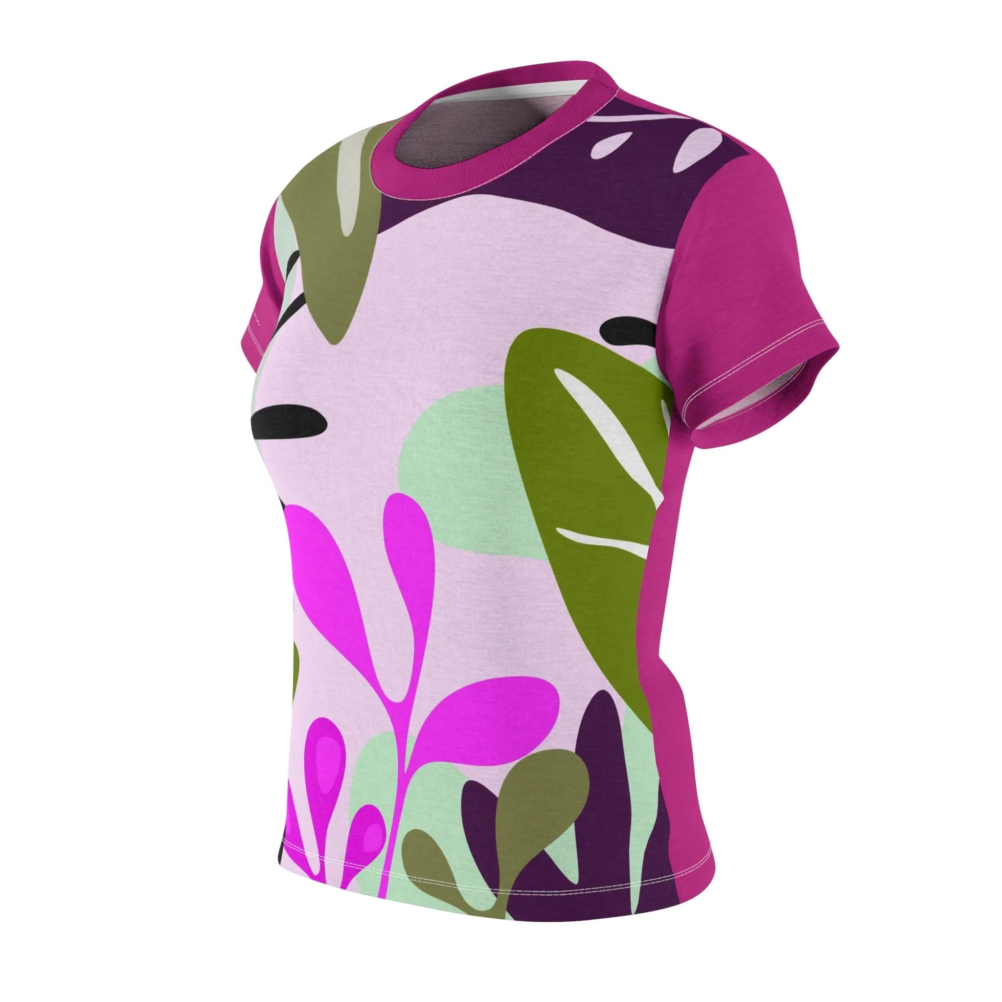 T-Shirt, Pink Foliage