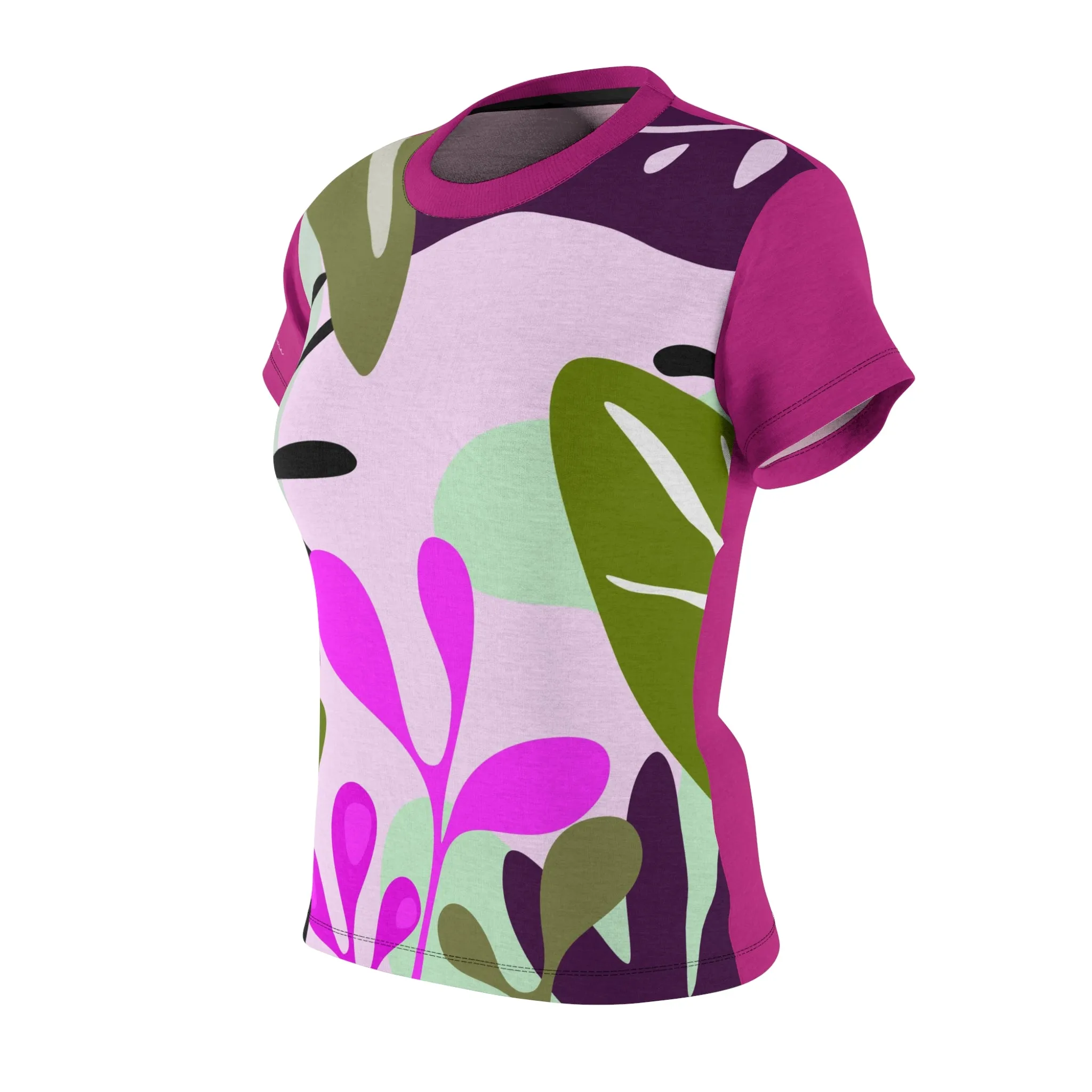 T-Shirt, Pink Foliage