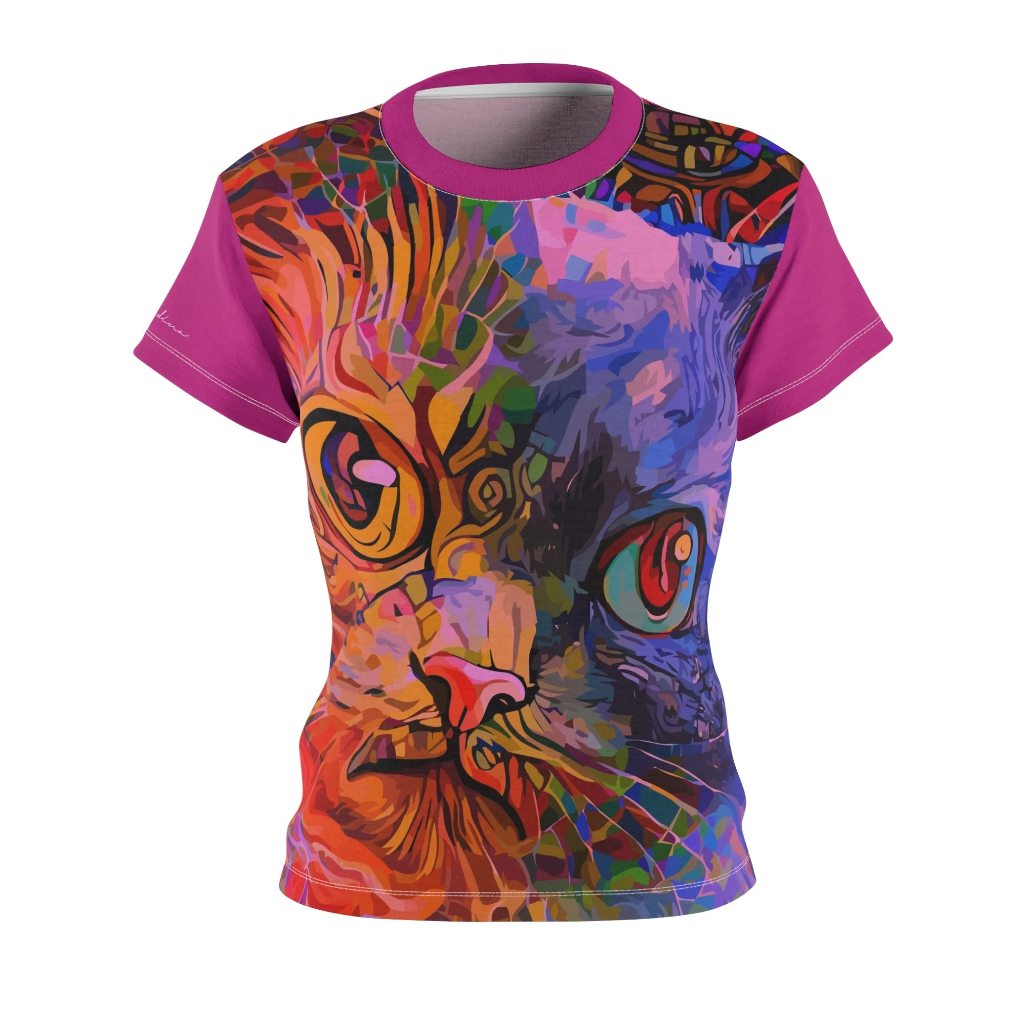 T-Shirt, Pink Moon Kitty