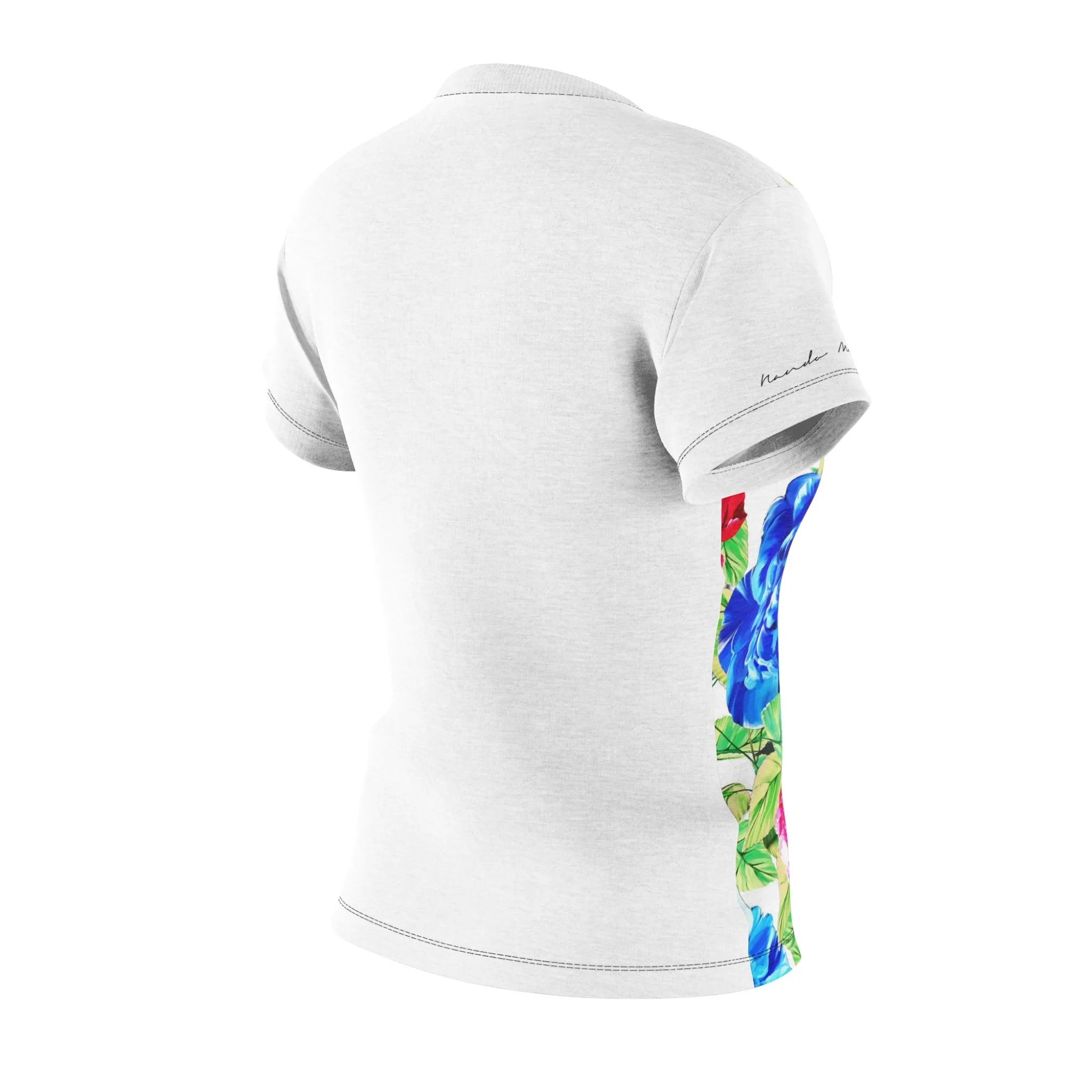 T-Shirt, White Floral Look