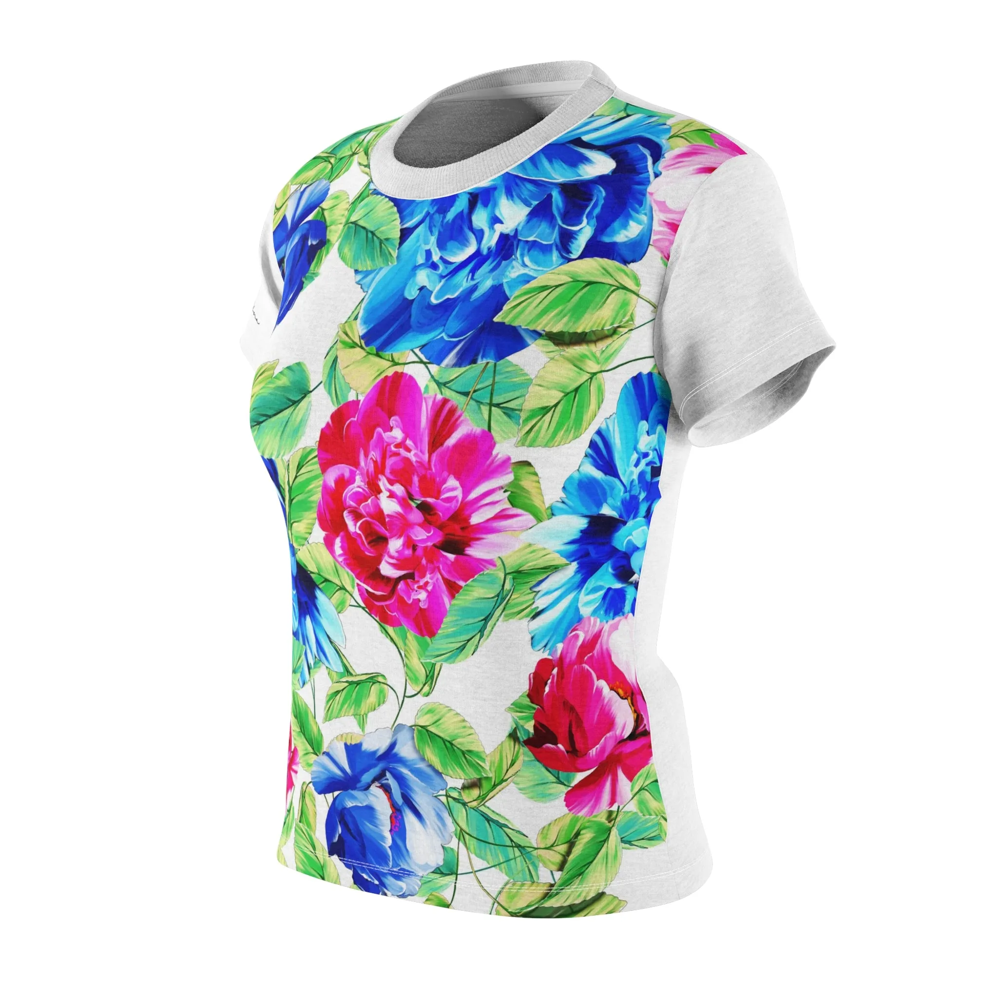 T-Shirt, White Floral Look