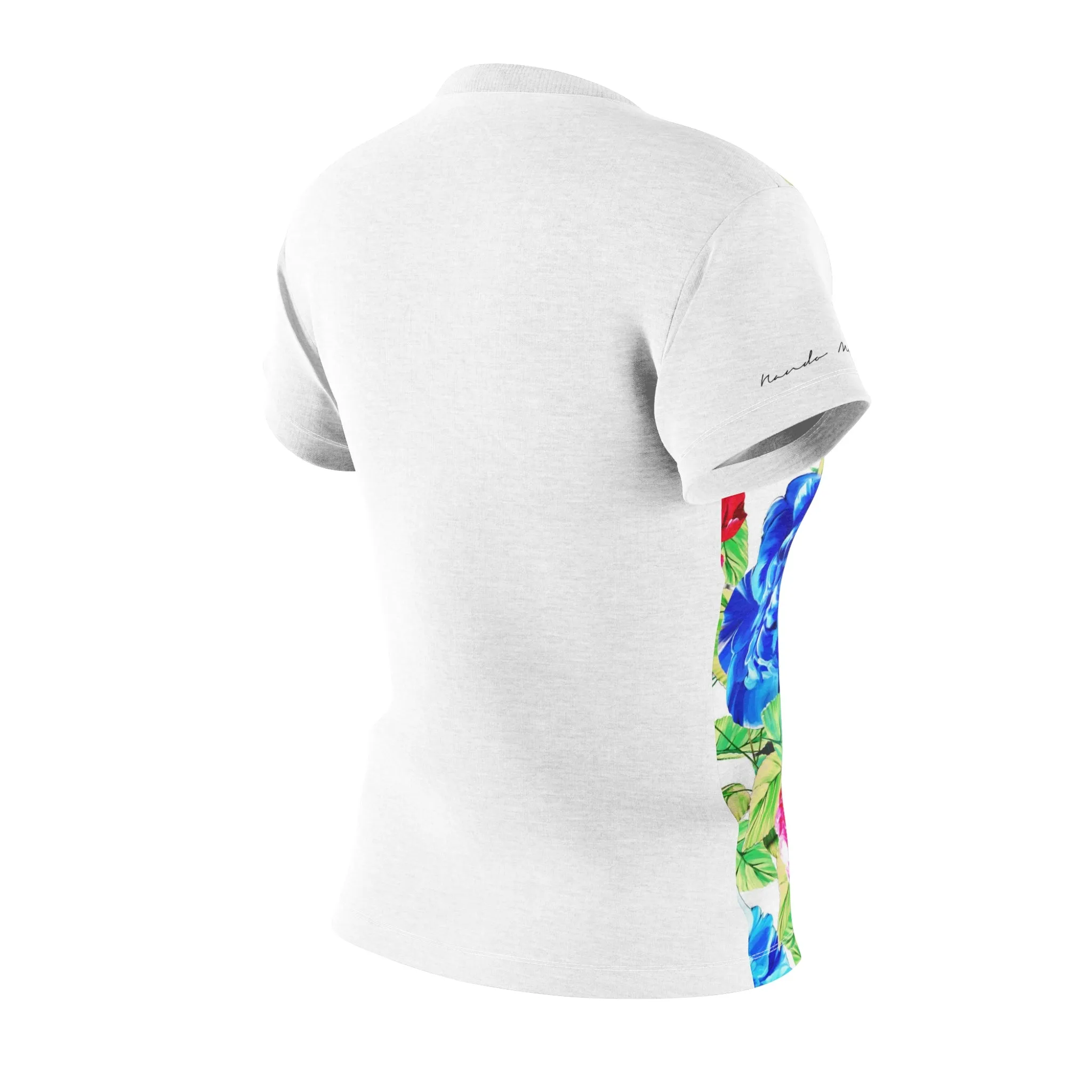 T-Shirt, White Floral Look