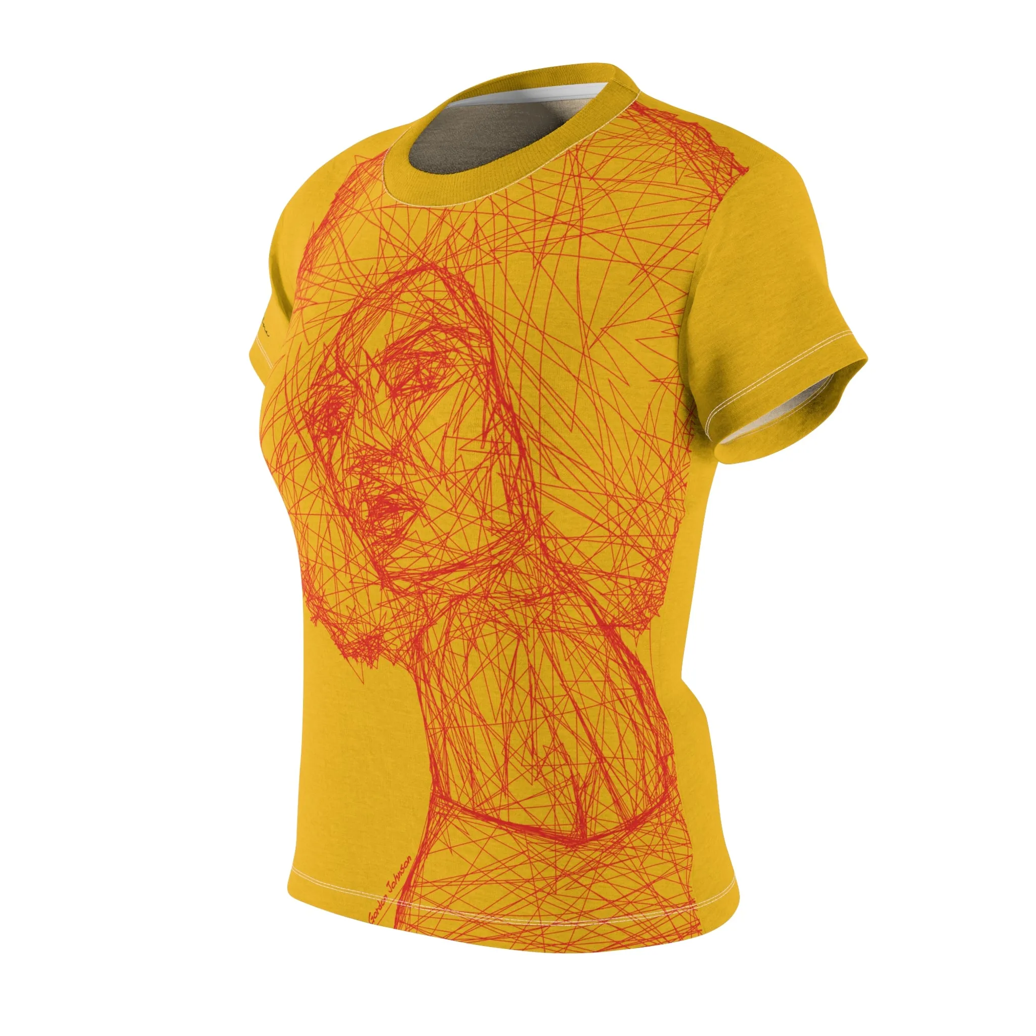 T-Shirt, Yellow African Queen