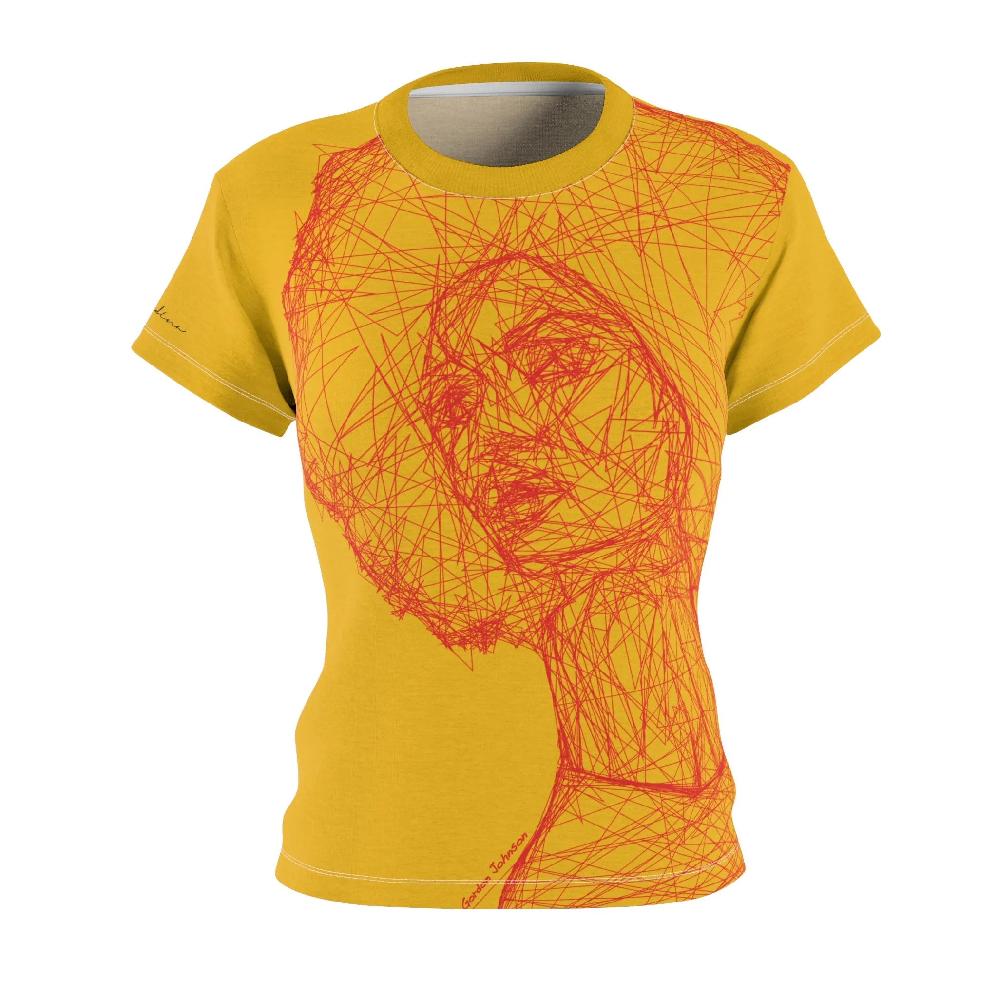 T-Shirt, Yellow African Queen