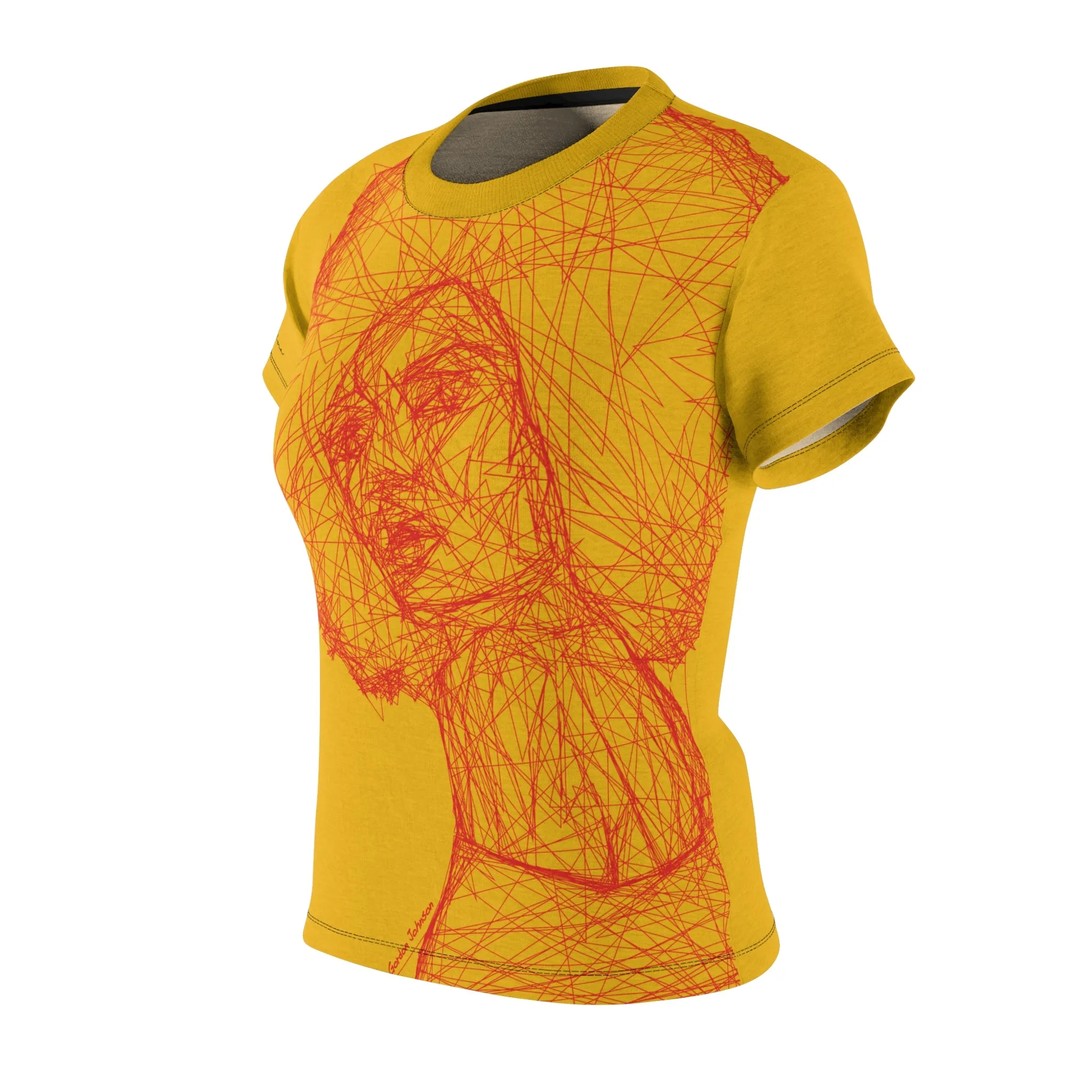 T-Shirt, Yellow African Queen