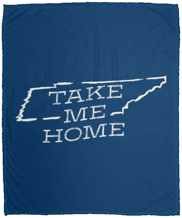 Take Me Home Tennessee (White) - Plush Fleece Blanket (50x60)