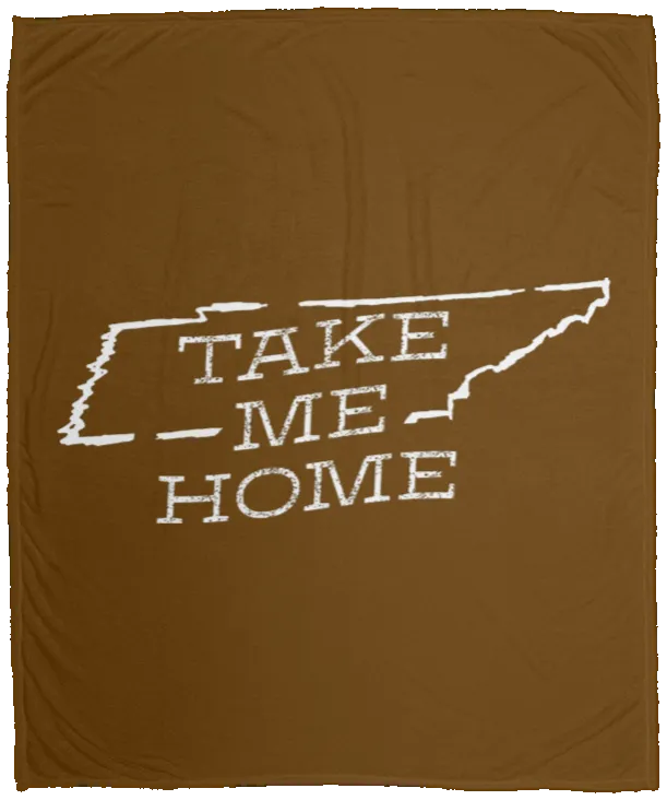 Take Me Home Tennessee (White) - Plush Fleece Blanket (50x60)