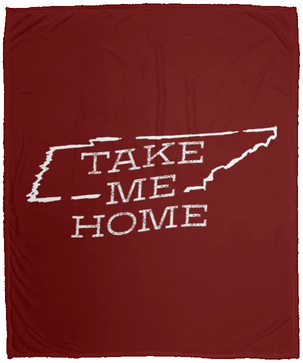 Take Me Home Tennessee (White) - Plush Fleece Blanket (50x60)