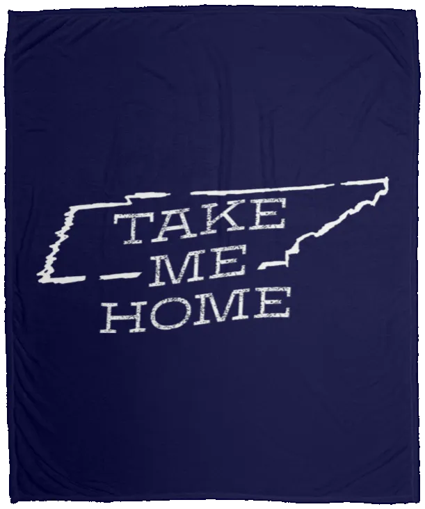 Take Me Home Tennessee (White) - Plush Fleece Blanket (50x60)