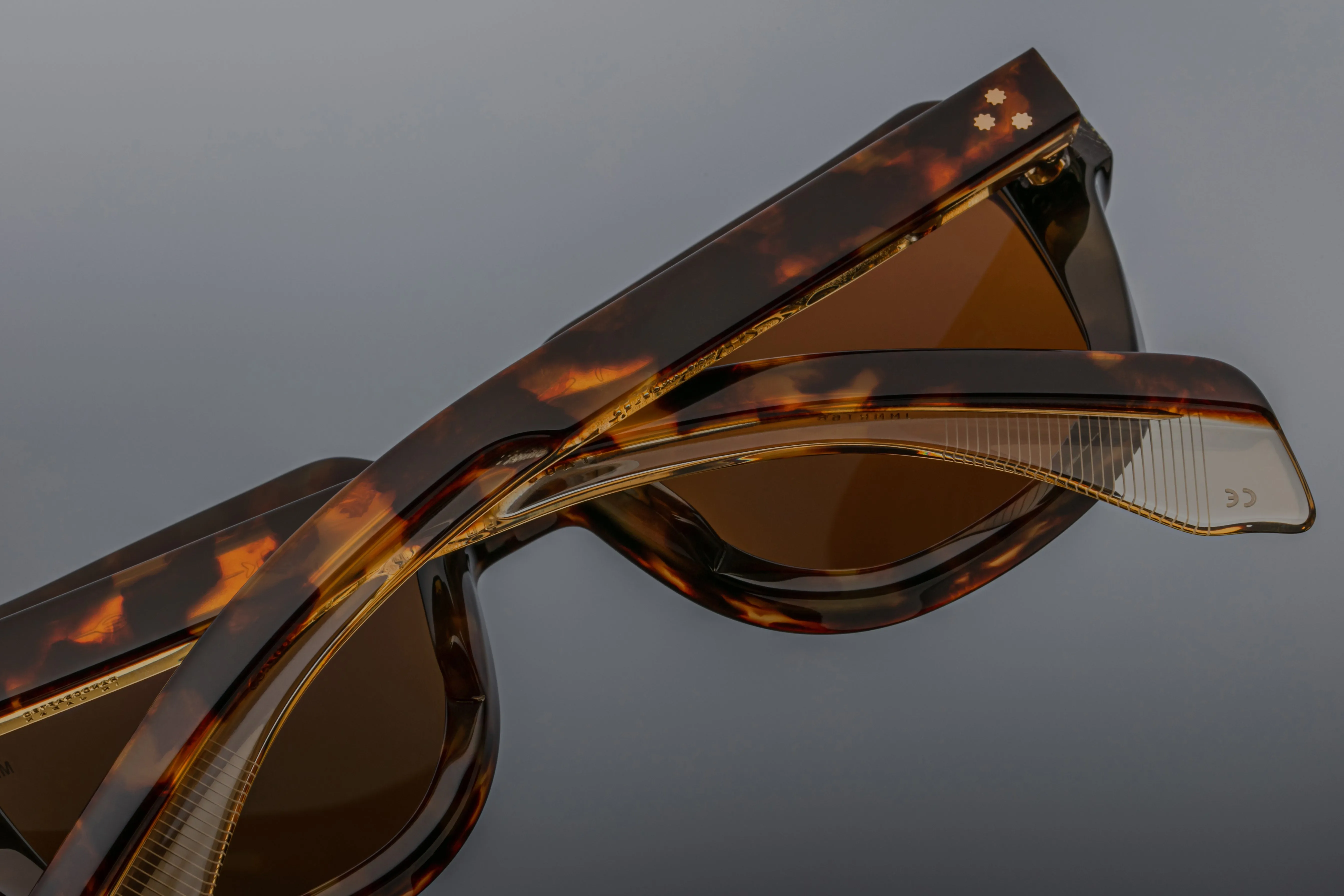 TAOS HOPPER-Havana 6 / Golden Amber Glass / Dark Gold