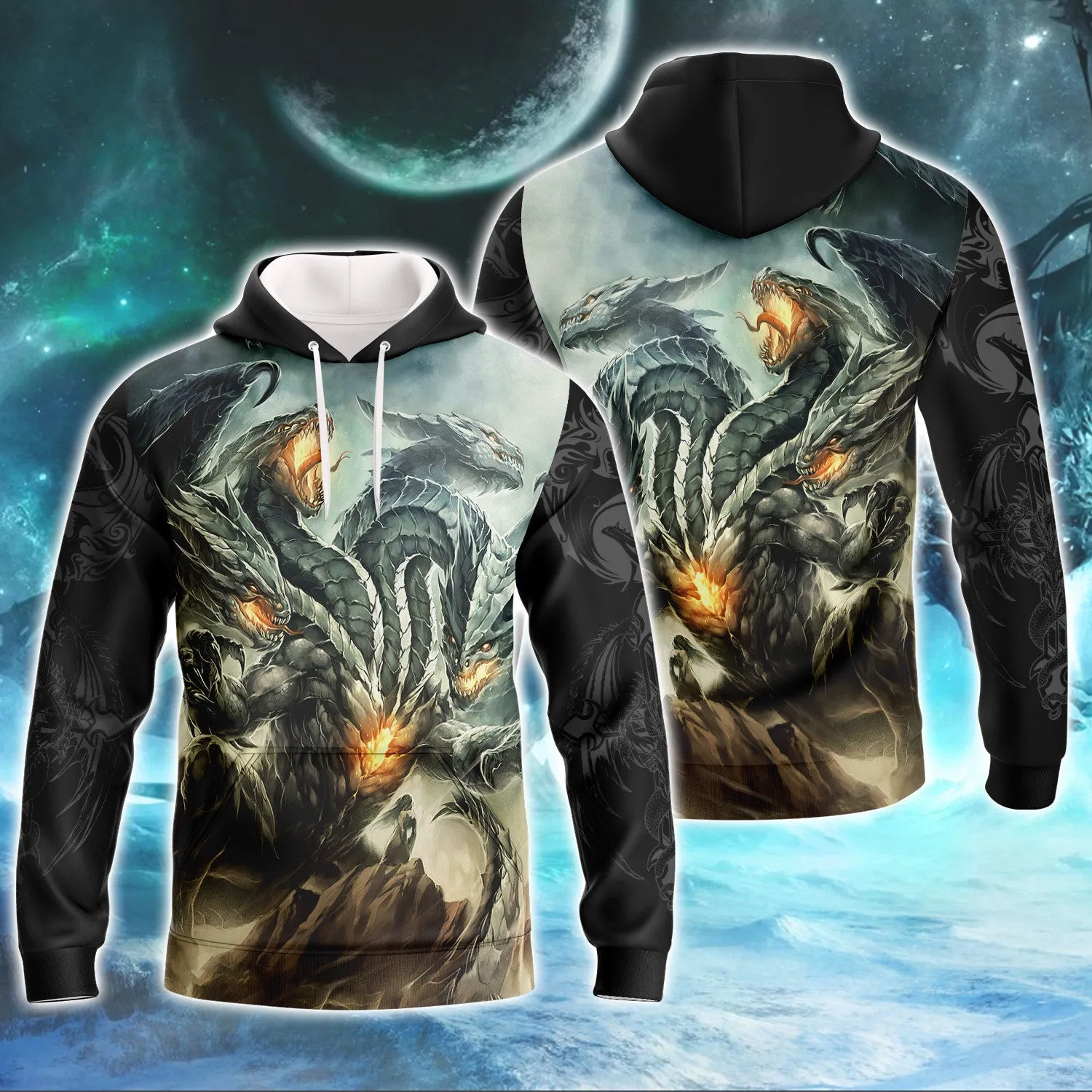 Tattoo And Dungeon Dragon 3D Full Print Shirts
