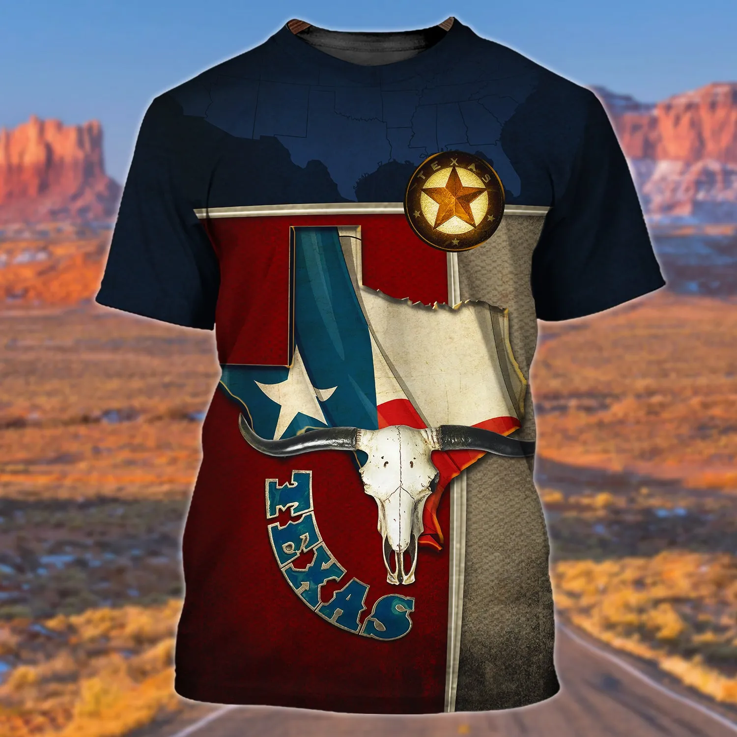 Texas 3D Full Print 02