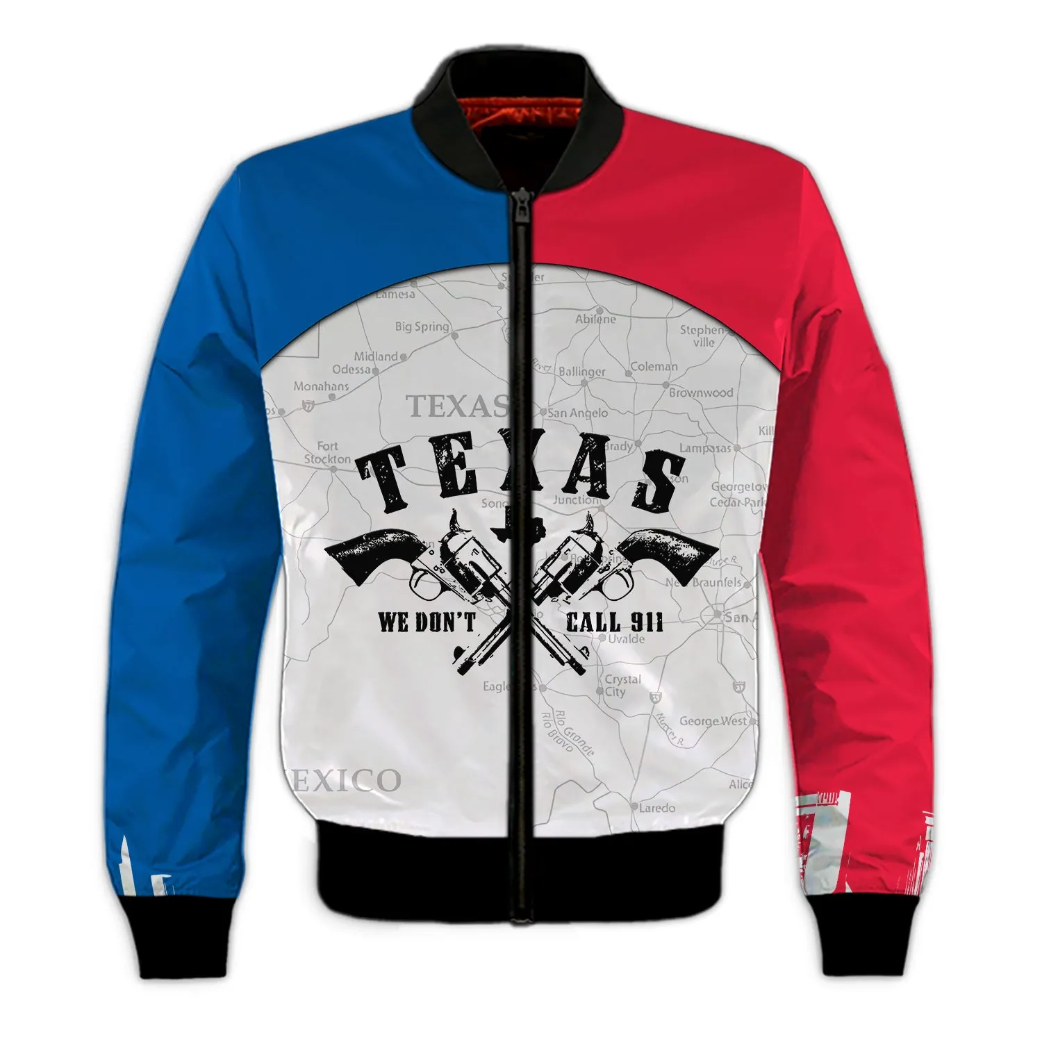 Texas We Don't Call 911 3D Full Print