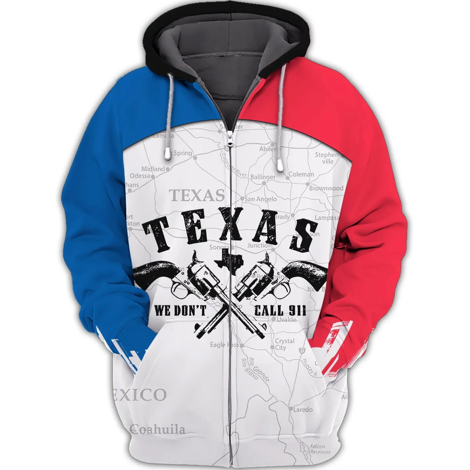 Texas We Don't Call 911 3D Full Print