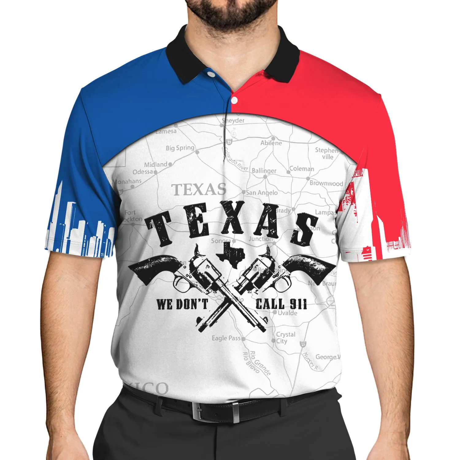 Texas We Don't Call 911 3D Full Print