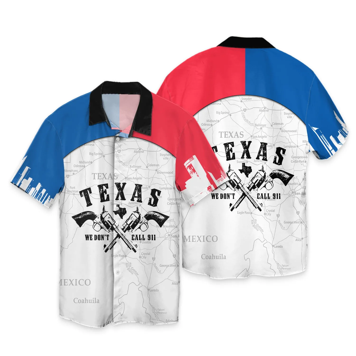Texas We Don't Call 911 3D Full Print