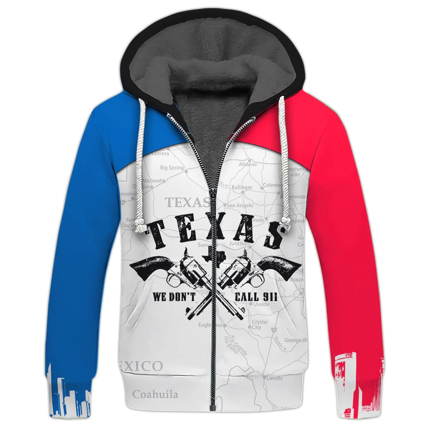 Texas We Don't Call 911 3D Full Print
