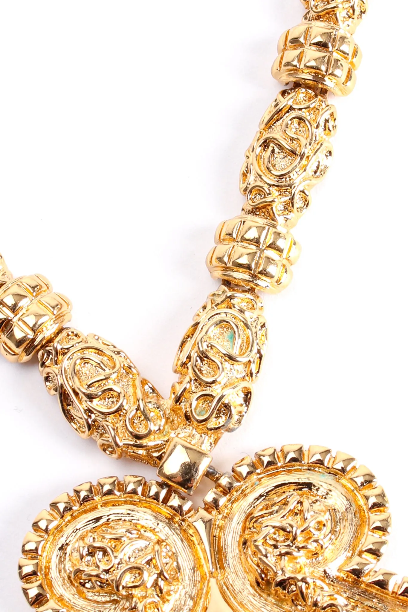 Textured Paisley Door Knocker Pendant