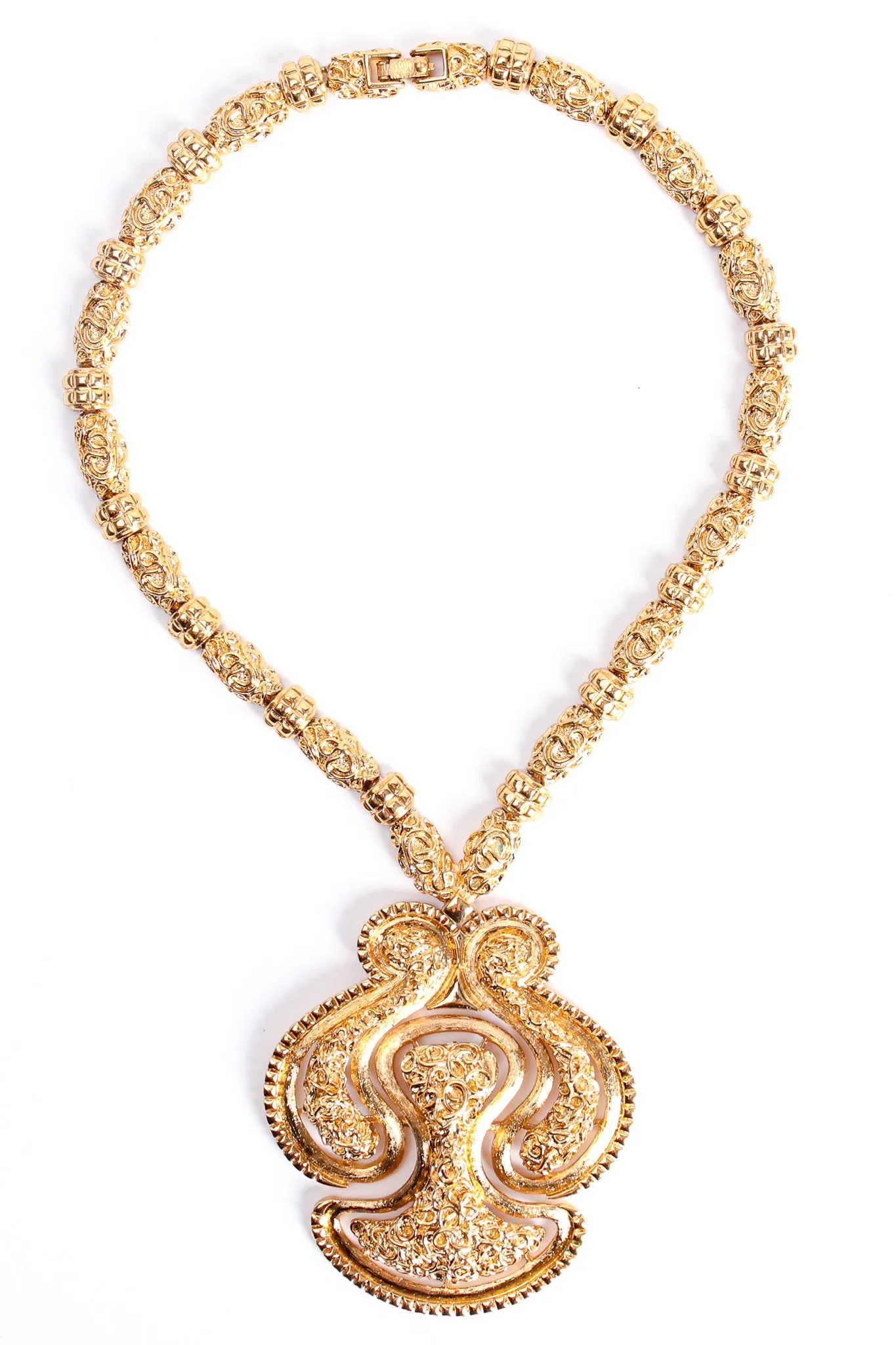 Textured Paisley Door Knocker Pendant