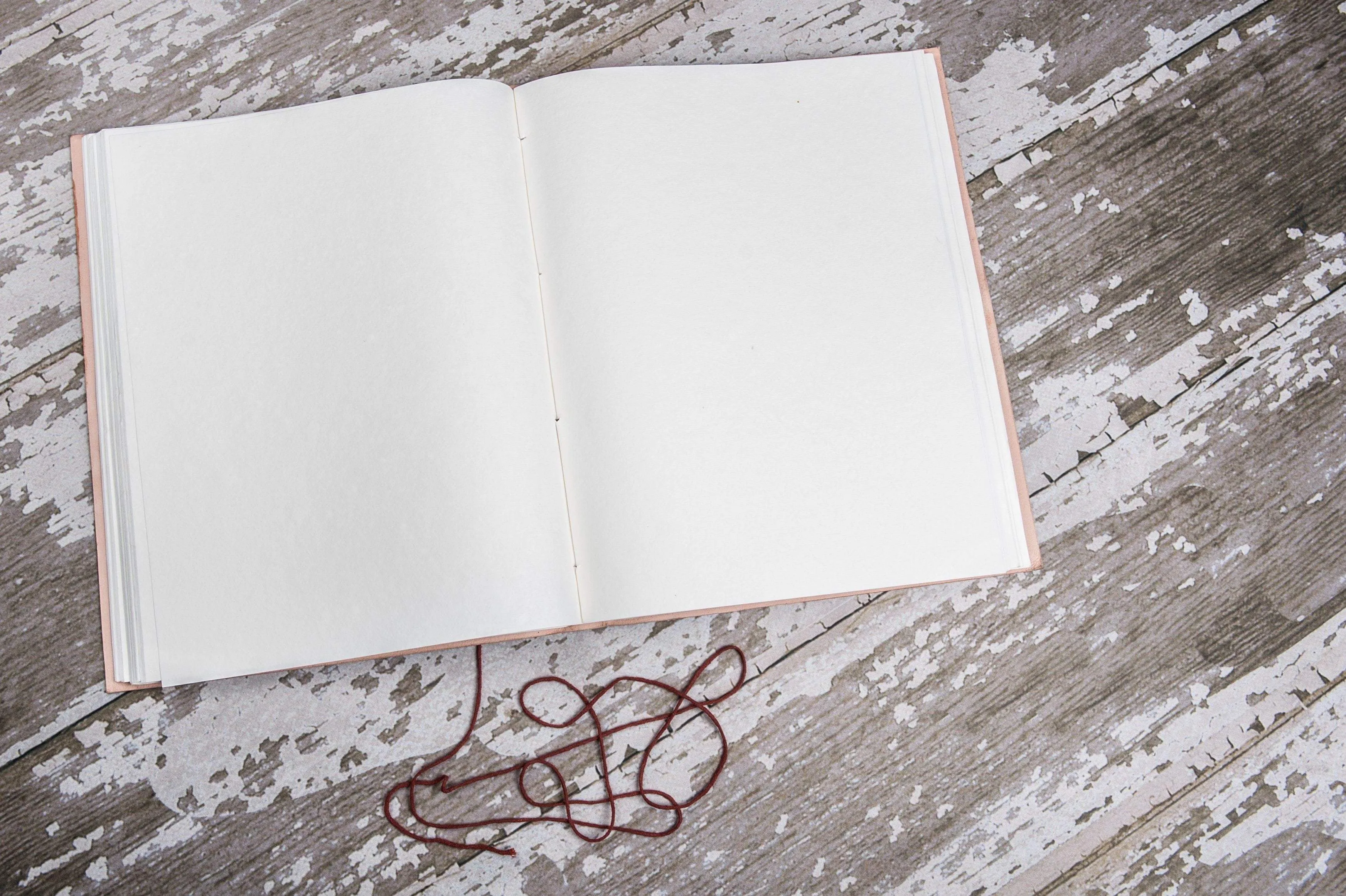 The Chart Of Hand Oversized Large Handmade Leather Journal