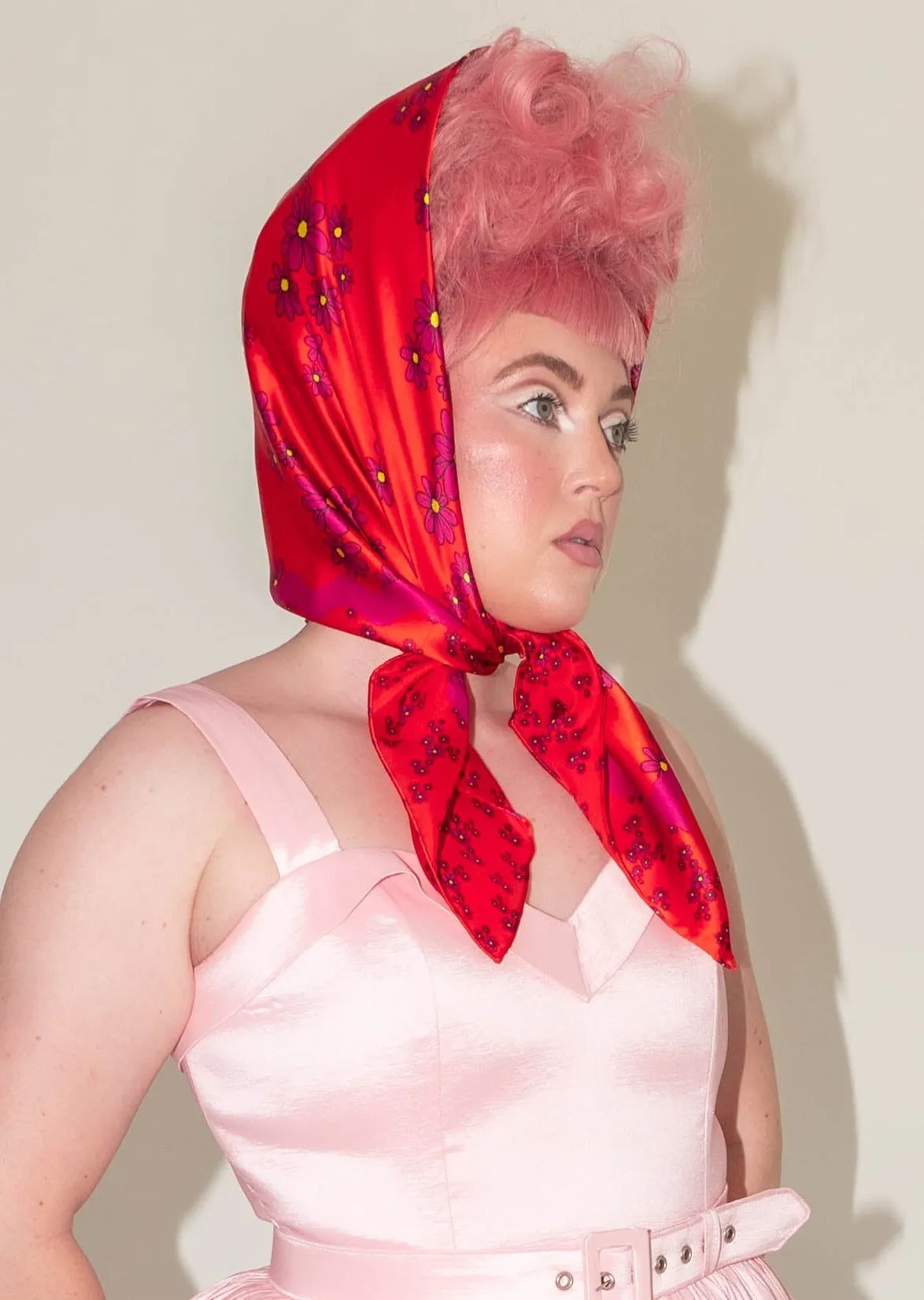 The Dazey Silk Charmeuse Scarf