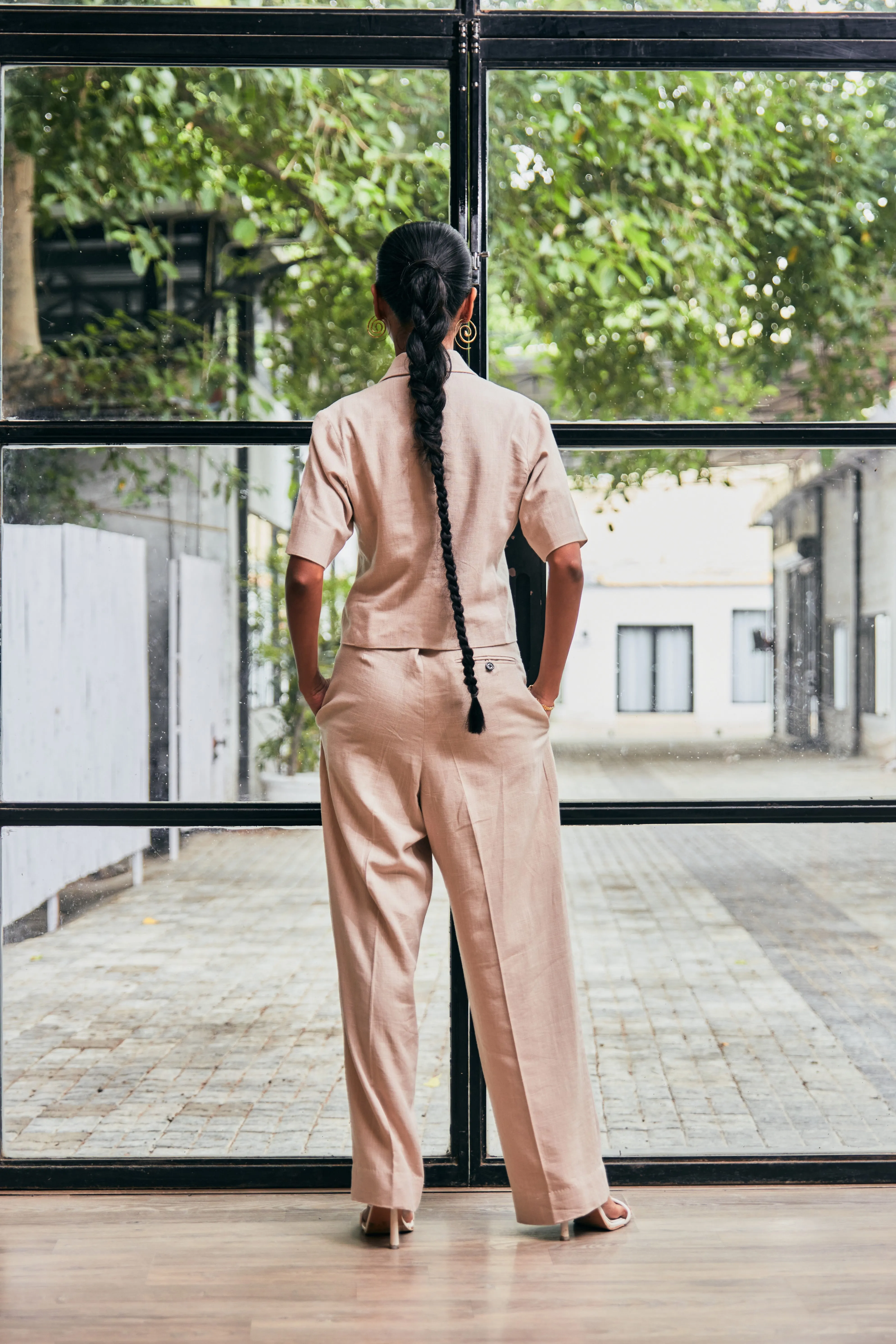 Thea Short Jacket Set