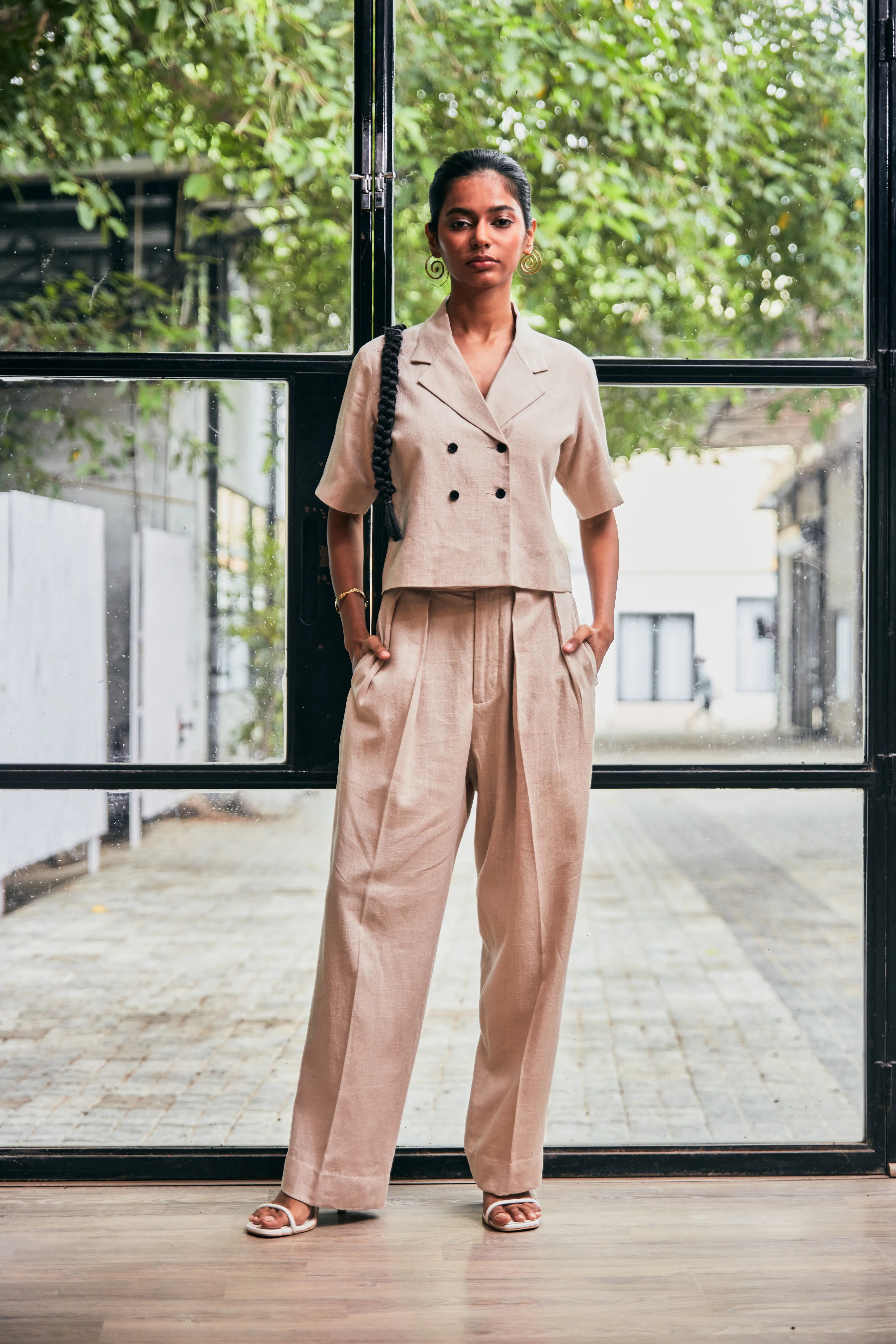 Thea Short Jacket Set