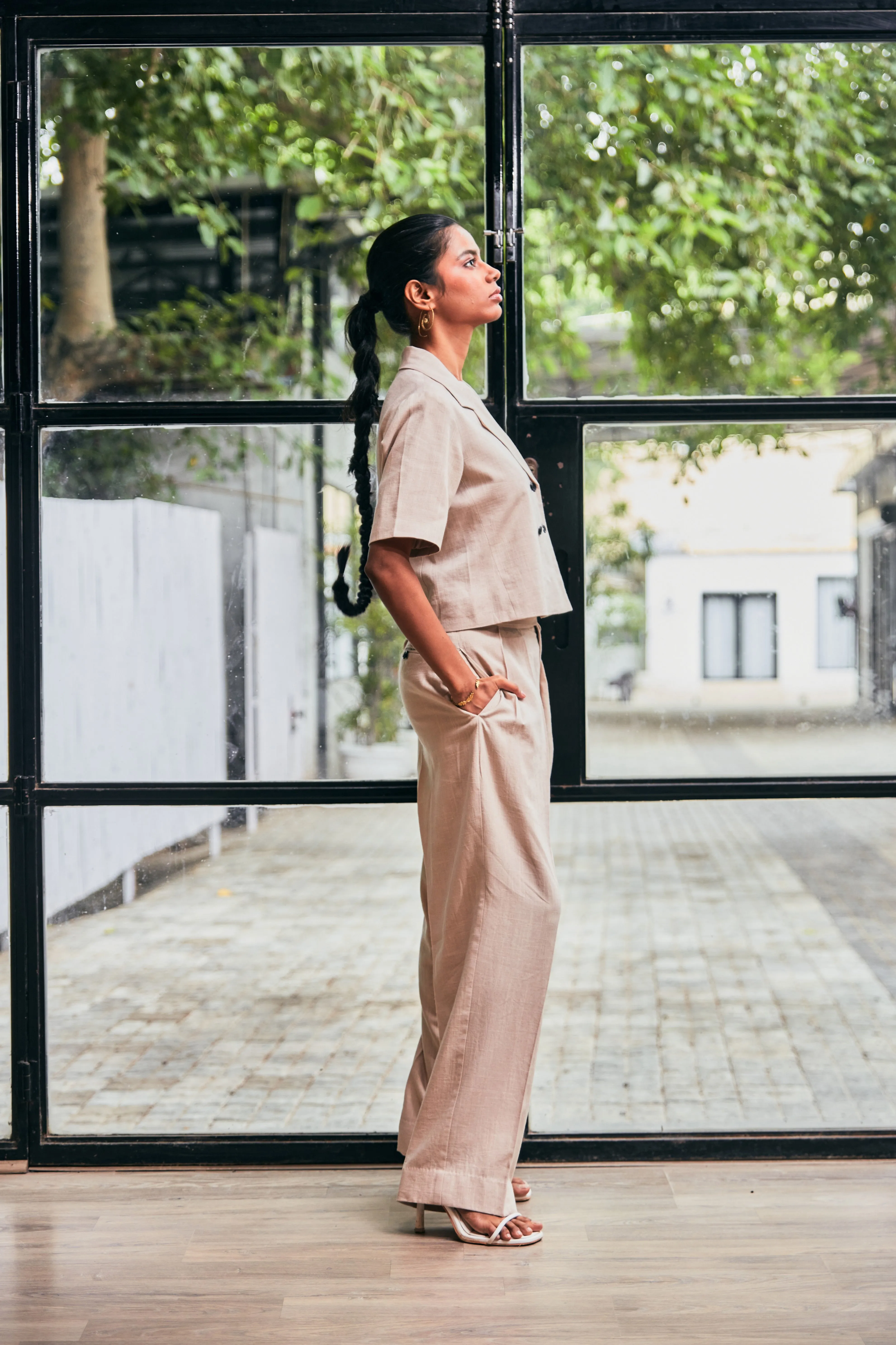 Thea Short Jacket Set
