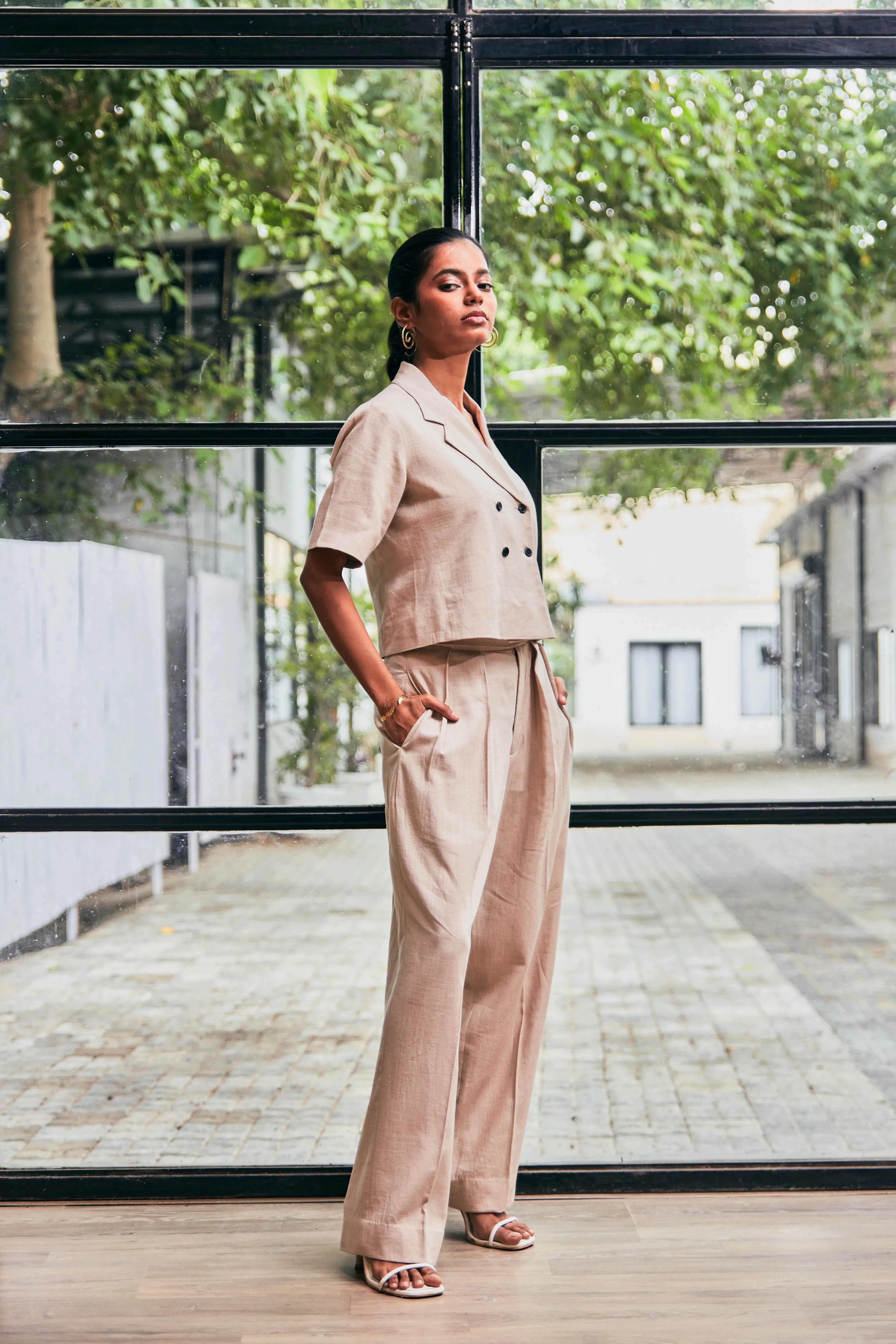 Thea Short Jacket Set
