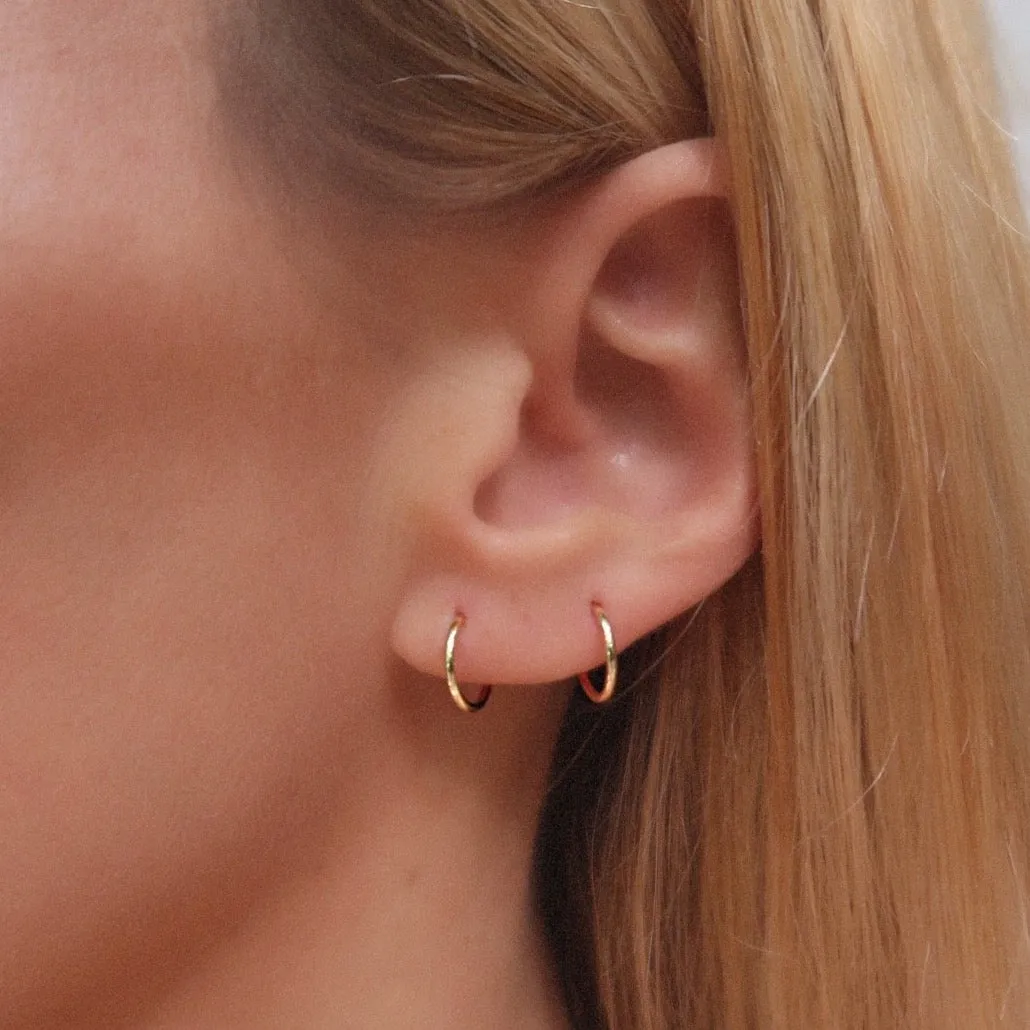 Thin Hoops 10mm