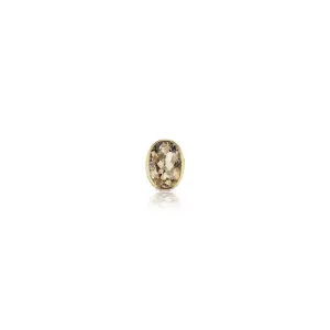 Threadable Pendant in Smokey Topaz