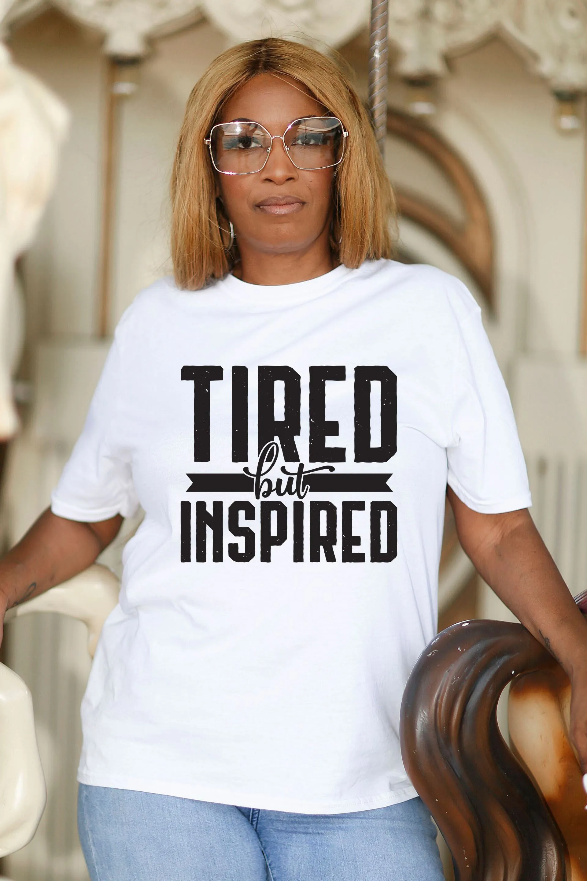 Tired But Inspired Unisex T-Shirt