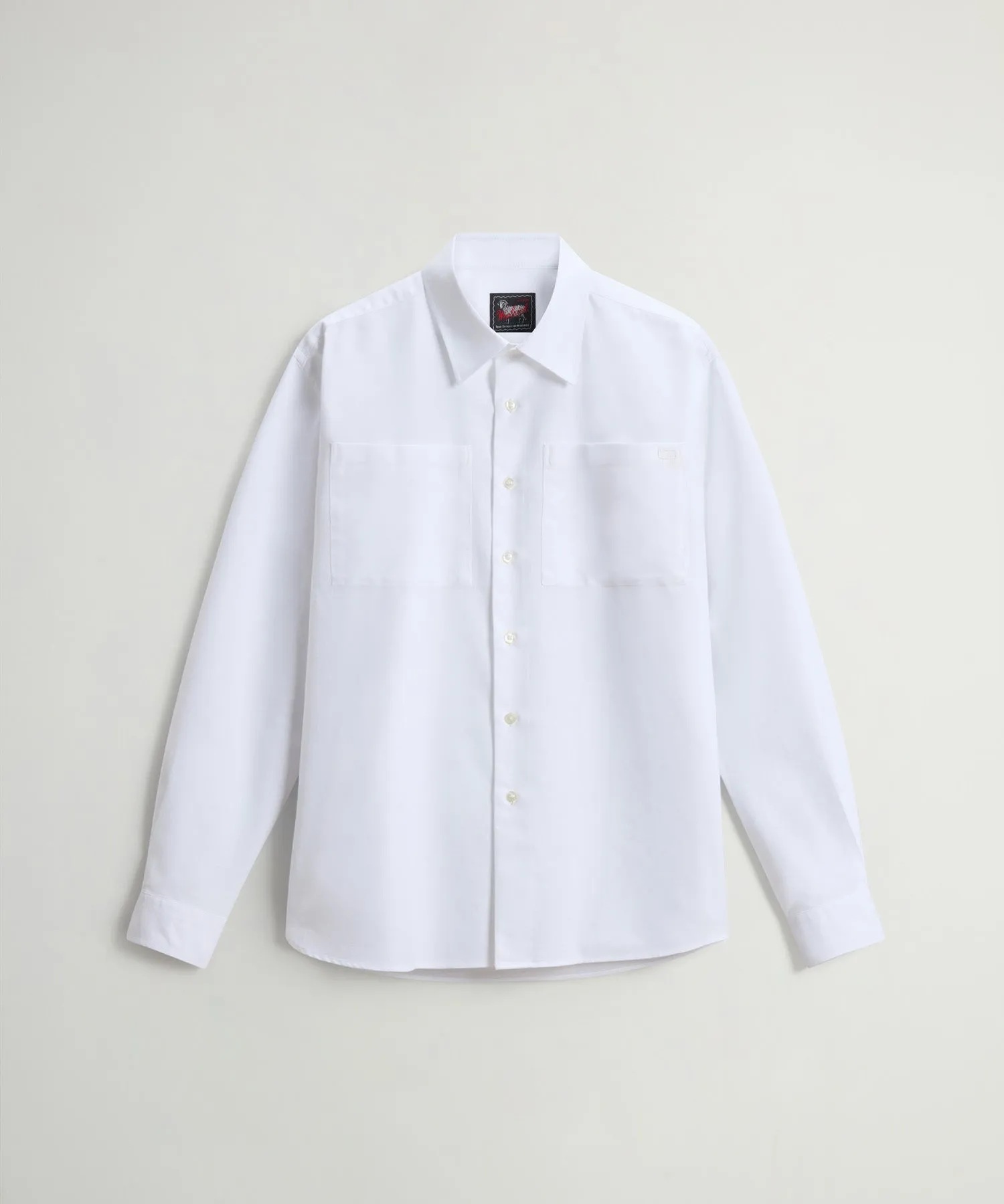 Todd Snyder x Woolrich Work Shirt in White