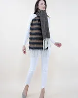 Two Tone Stripe Scarf