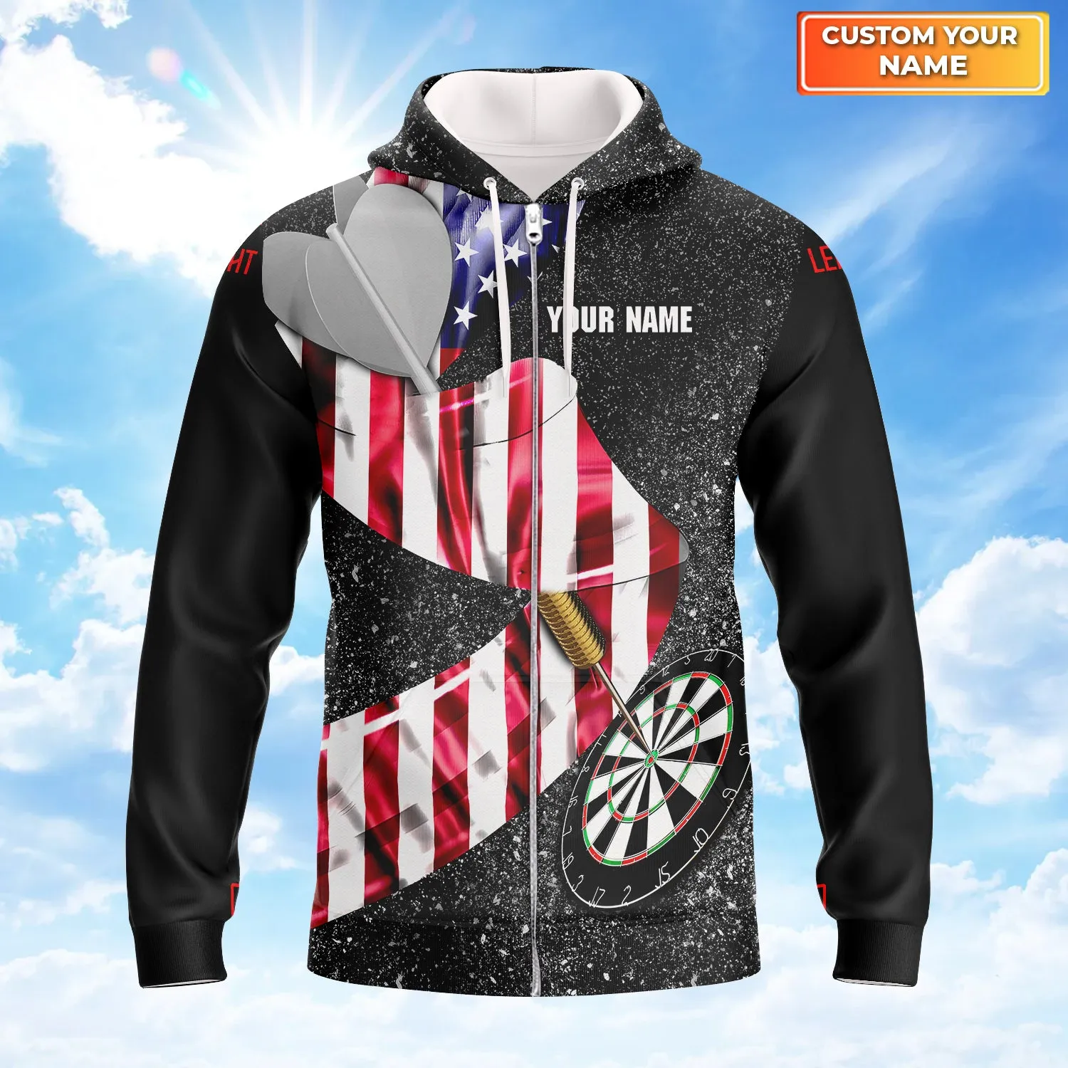 U.S Darts - Personalized Name 3D Printed Shirts