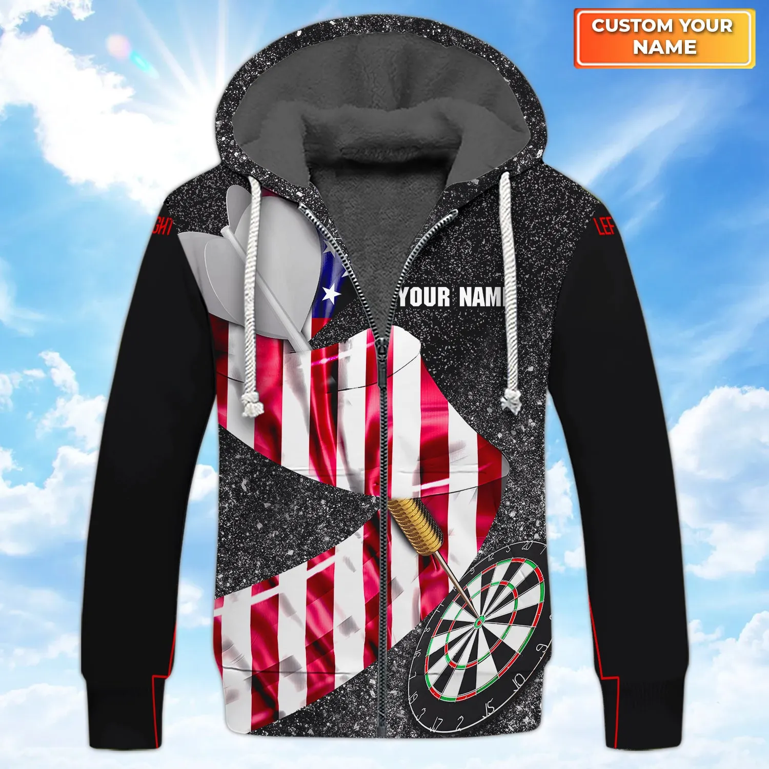 U.S Darts - Personalized Name 3D Printed Shirts