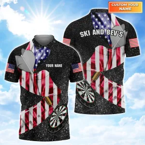 U.S Darts - Personalized Name 3D Printed Shirts