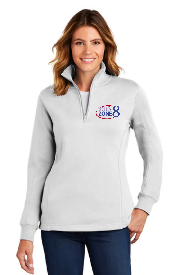 USHJA Zone - Sport-Tek® Ladies 1/4-Zip Sweatshirt