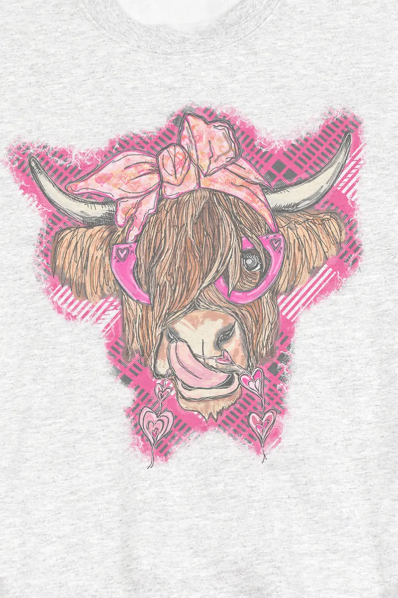 Valentine Cow Unisex NuBlend Crew Sweatshirt