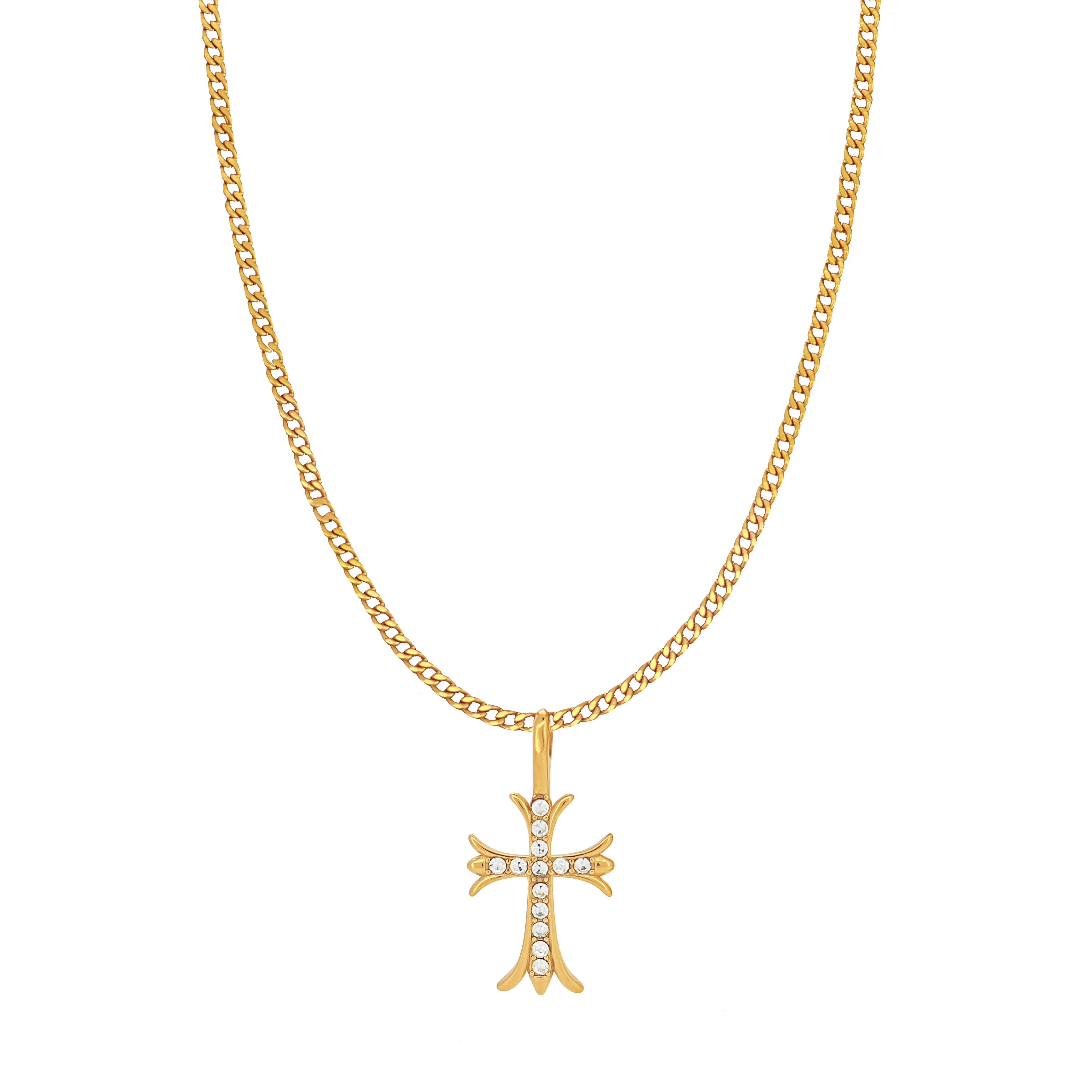 VALERIA CROSS NECKLACE