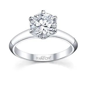 Vatche Six Prong Diamond Engagement Ring