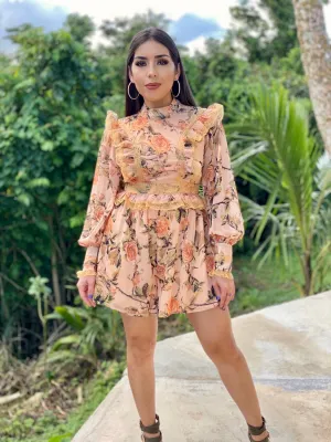 Vintage Floral Romper
