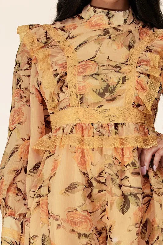 Vintage Floral Romper