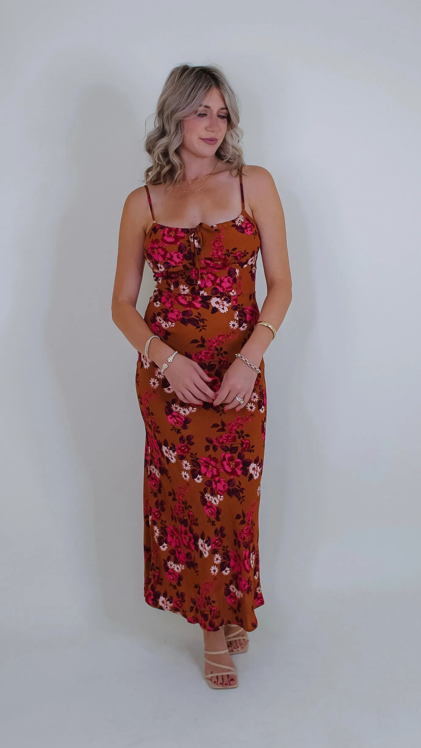 Vintage Garden Maxi Dress